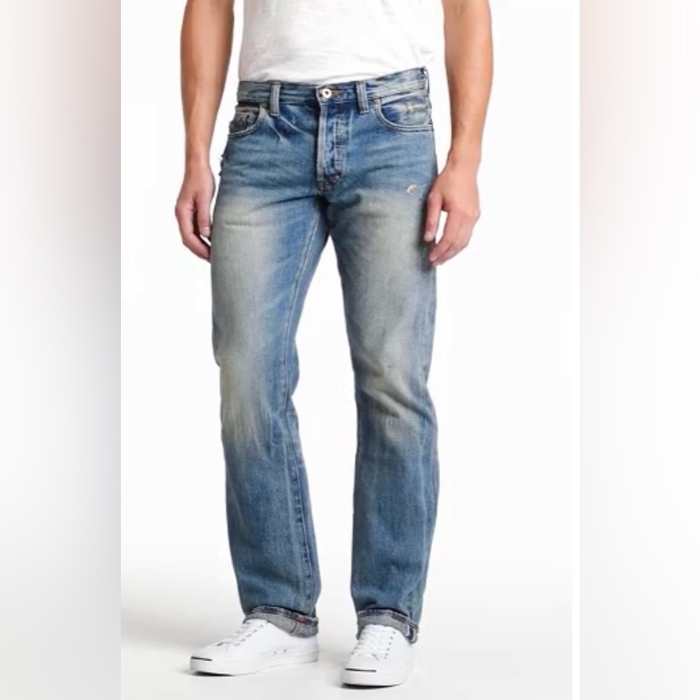 PRPS 'Barracuda' Straight Leg Selvedge Jeans Sz 31x32